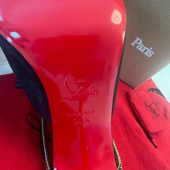 Christian Louboutin Akenana Heels 38.5/8 NIB - Picture 5 of 8